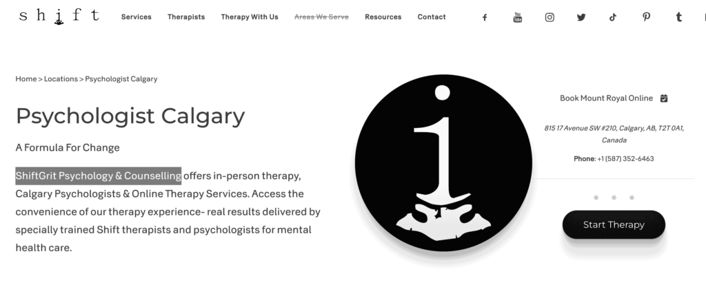 ShiftGrit Psychology & Counselling